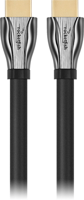 Rocketfish - 12' 8K Ultra High Speed HDMI 2.1 Certified Cable - Black