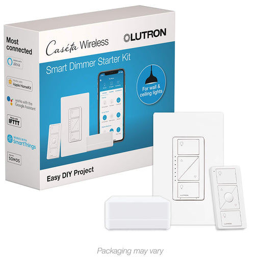 Lutron - Caseta Smart Switch Starter Kit - White