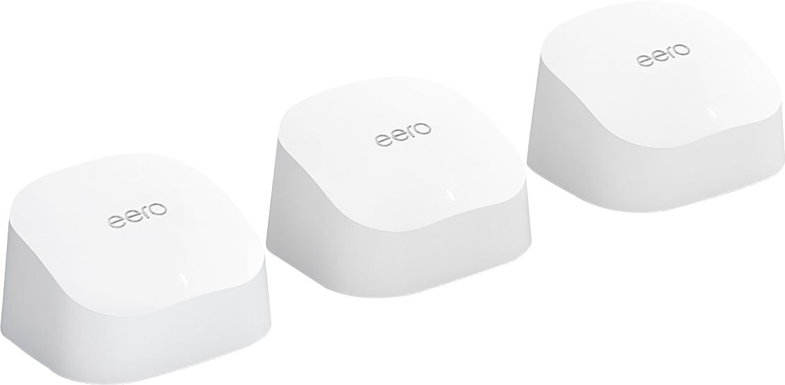 eero - 6 AX1800 Dual-Band Mesh Wi-Fi 6 System (3-pack) - White