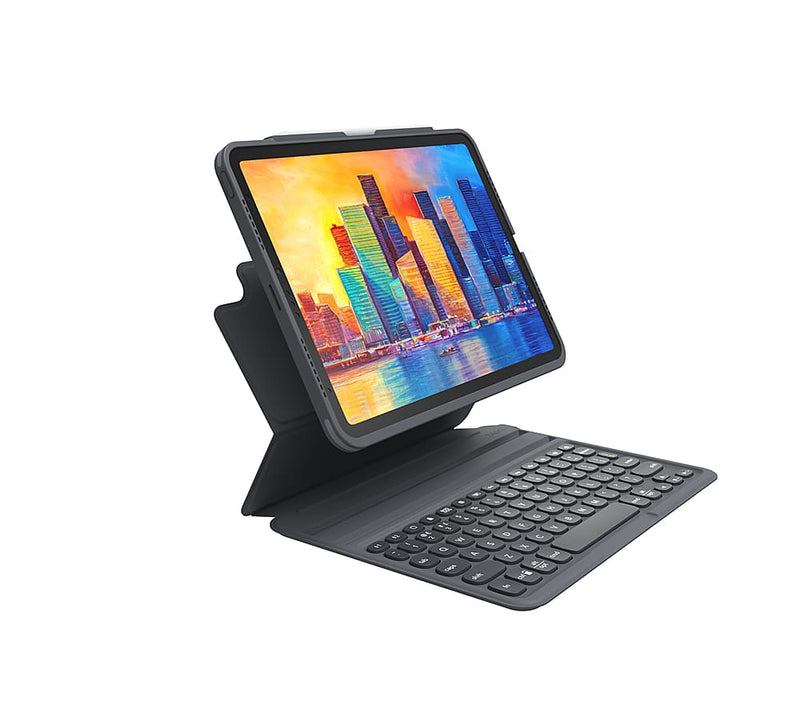 ZAGG - Pro Keys Wireless Keyboard  Detachable Case for Apple iPad Air 10.9" (Gen 5 4) iPad Air 11" (M2 M3) - Black