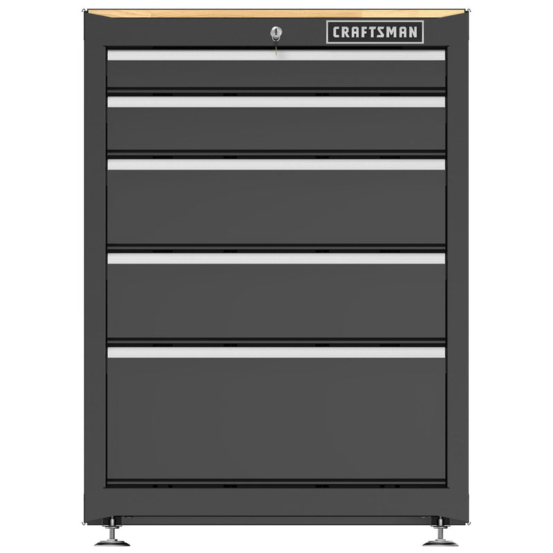 CRAFTSMAN 26.85-in W x 36.71-in H x 18.17-in D Freestanding Steel Garage Cabinet in Black