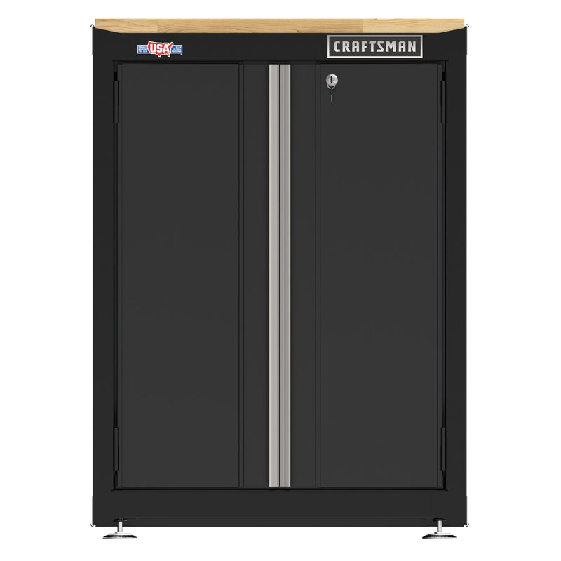 CRAFTSMAN 26.85-in W x 36.71-in H x 18.17-in D Freestanding Steel Garage Cabinet in Black