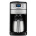 Cuisinart - Automatic Grind  Brew 10-Cup Thermal Coffeemaker - Black/Stainless Steel