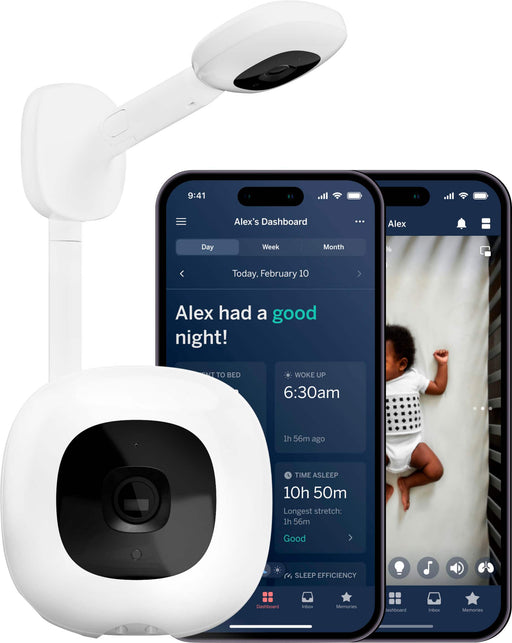 Nanit - Pro Smart Baby Monitor  Wall Mount - White
