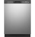 GE - 24" Front Control Built-In Plastic Tub Dishwasher with Dry Boost and 59 dBA - Stainless Steel