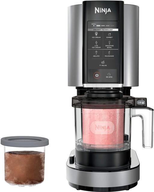 Ninja - CREAMi Ice Cream Maker 7 One-Touch Programs - Cloud Silver