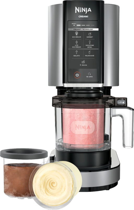 Ninja - CREAMi Ice Cream Maker 7 One-Touch Programs - Cloud Silver