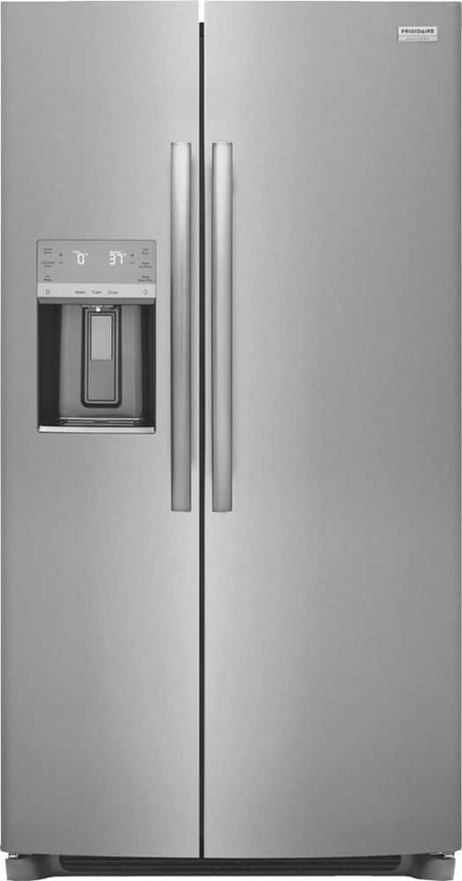 Frigidaire - Gallery 22.3 Cu. Ft. Side-by-Side Counter-Depth Refrigerator - Smudge Proof Stainless Steel