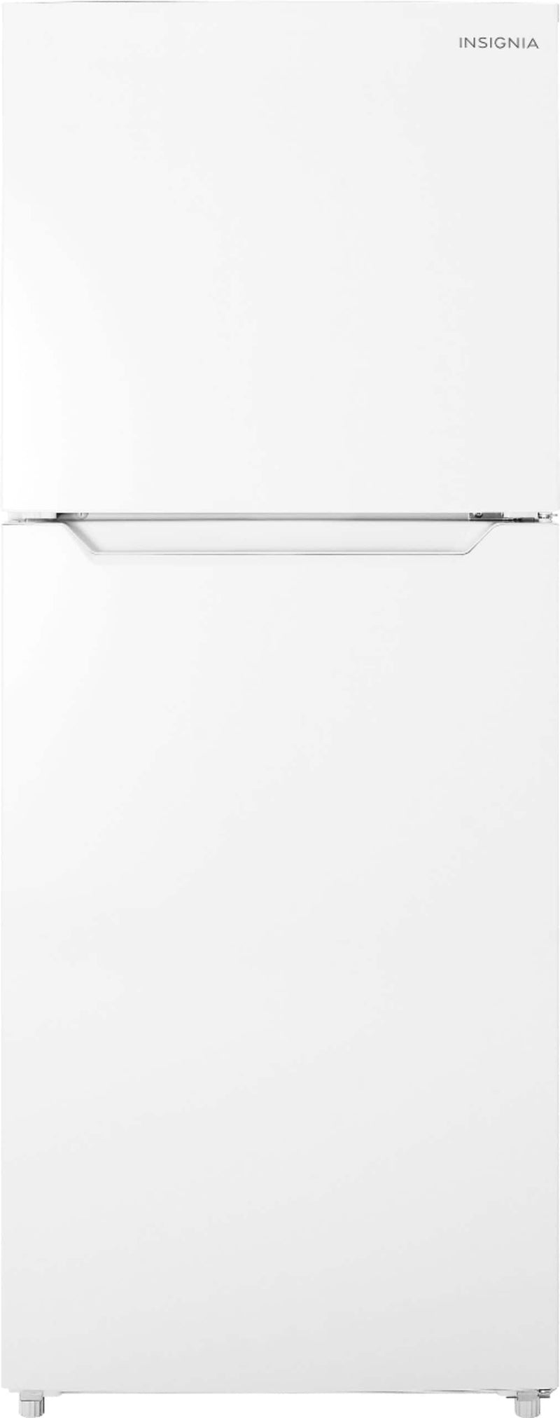 Insignia - 10 Cu. Ft. Top-Freezer Refrigerator with Reversible Door and ENERGY STAR Certification - White