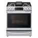 LG - 6.3 Cu. Ft. Smart Slide-In Gas True Convection Range with EasyClean and Air Sous-Vide - Stainless Steel