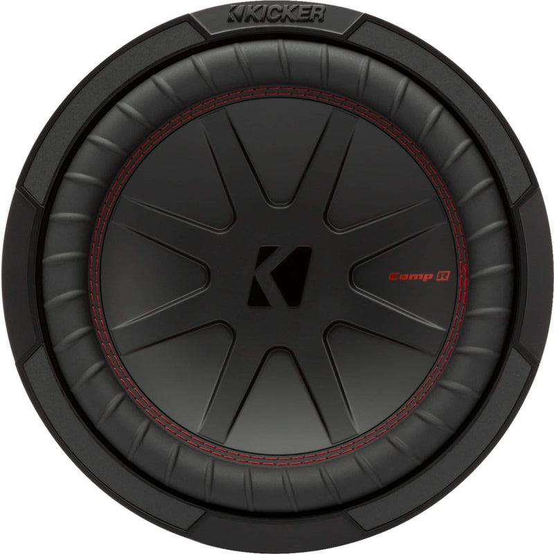 KICKER - CompR 10" Dual-Voice-Coil 2-Ohm Subwoofer - Black