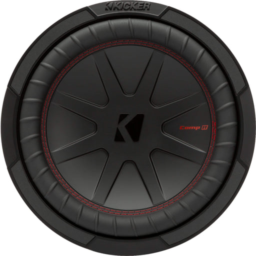 KICKER - CompR 10" Dual-Voice-Coil 2-Ohm Subwoofer - Black