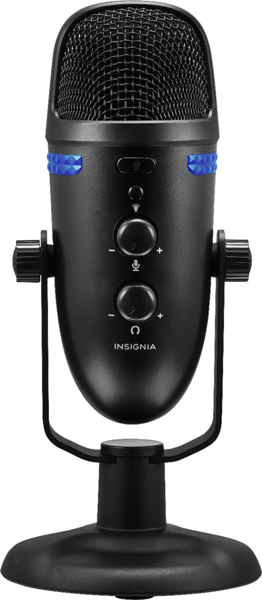 Insignia - Wired Cardioid  Omnidirectional USB Microphone