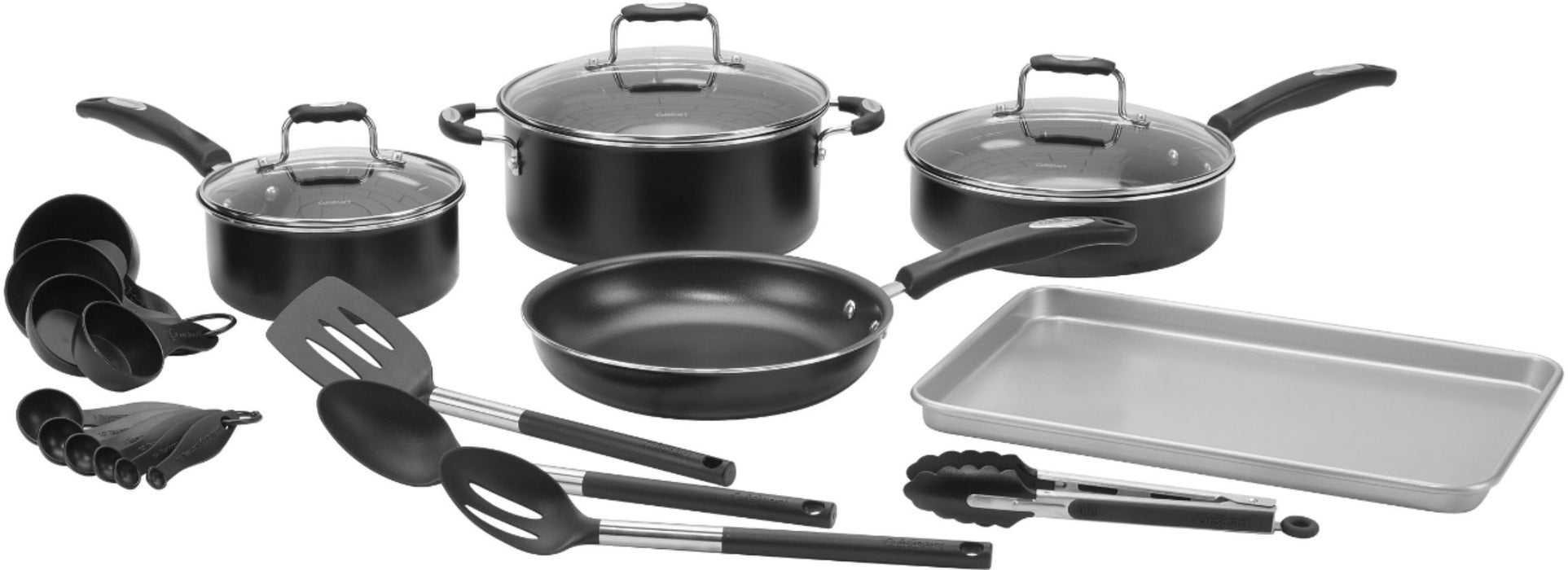 Cuisinart - Complete Chef 22 Piece Cookware Set - Silver