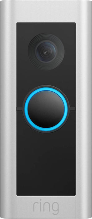 Ring - Wired Doorbell Pro Smart WiFi Video Doorbell - Satin Nickel