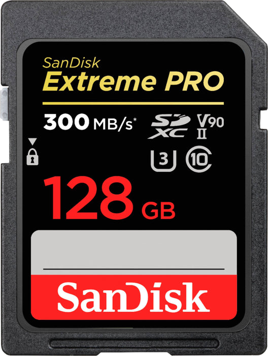 SanDisk - Extreme Pro 128GB SDXC UHS-II Memory Card