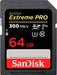 SanDisk - Extreme Pro 64GB SDXC UHS-II Memory Card