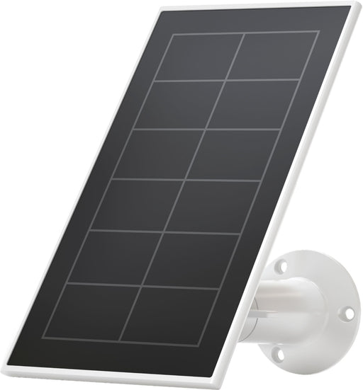 Arlo - Mounted Solar Panel Charger for Pro 5S 2K Pro 4 Pro 3 Floodlight Ultra 2 and Ultra Cameras - White