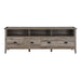 Walker Edison - Industrial Farmhouse TV Stand for TV's up to 80" - Grey Wash