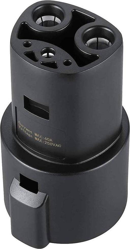 Lectron - J1772 to Tesla EV Adapter Charger for Tesla Electric Vehicle - Black