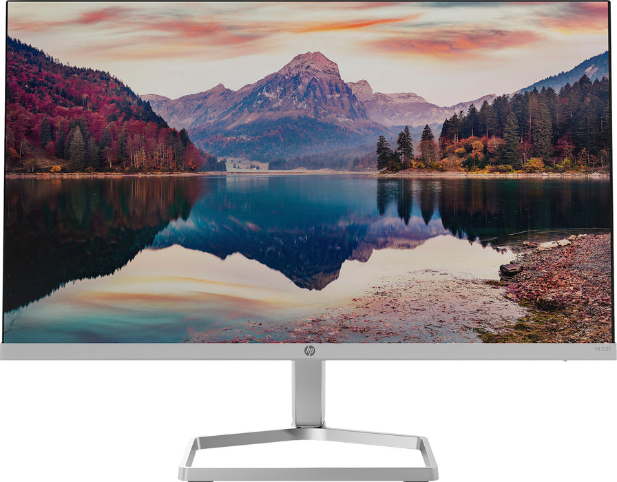 HP - 21.5" IPS LED Full HD FreeSync Monitor (HDMI VGA) - Silver  Black