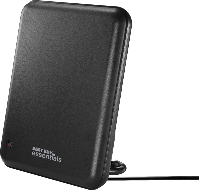 Best Buy essentials - AM/FM Amplified Indoor Radio Antenna - Black