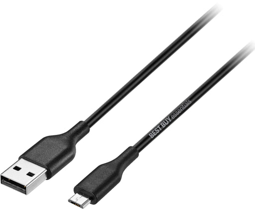 Best Buy essentials - 9' USB-A to Micro USB Charge-and-Sync Cable - Black