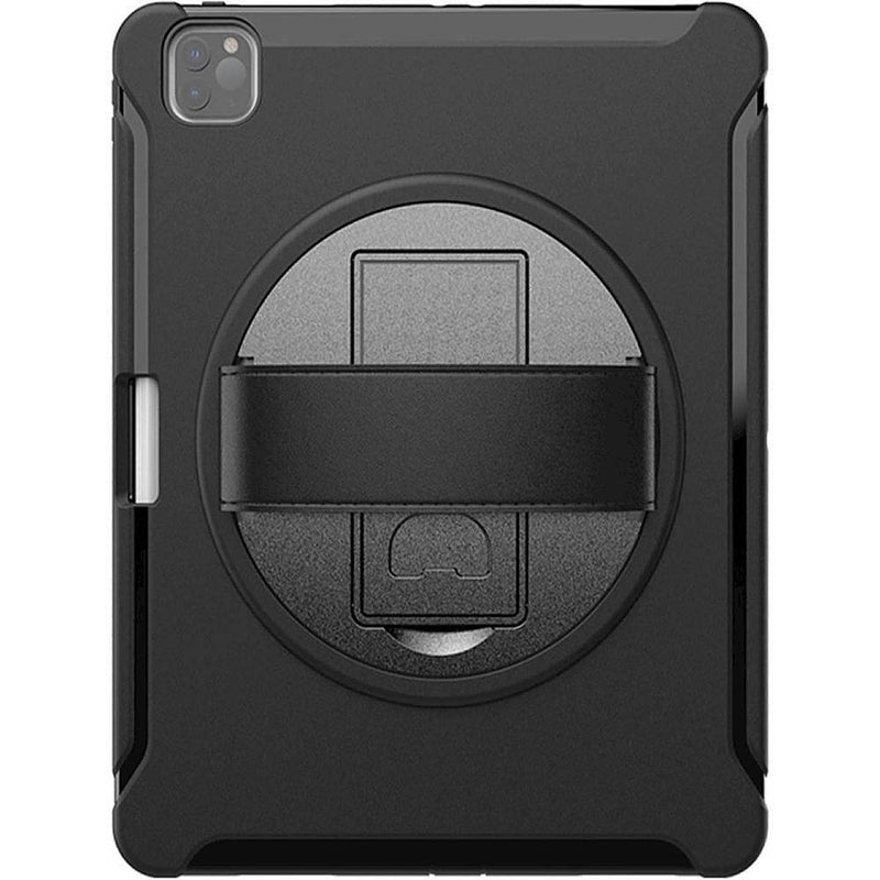 SaharaCase - PROTECTION Hand Strap Series Case for Apple iPad Pro 12.9 (4th 5th and 6th Gen 2020-2022) - Black