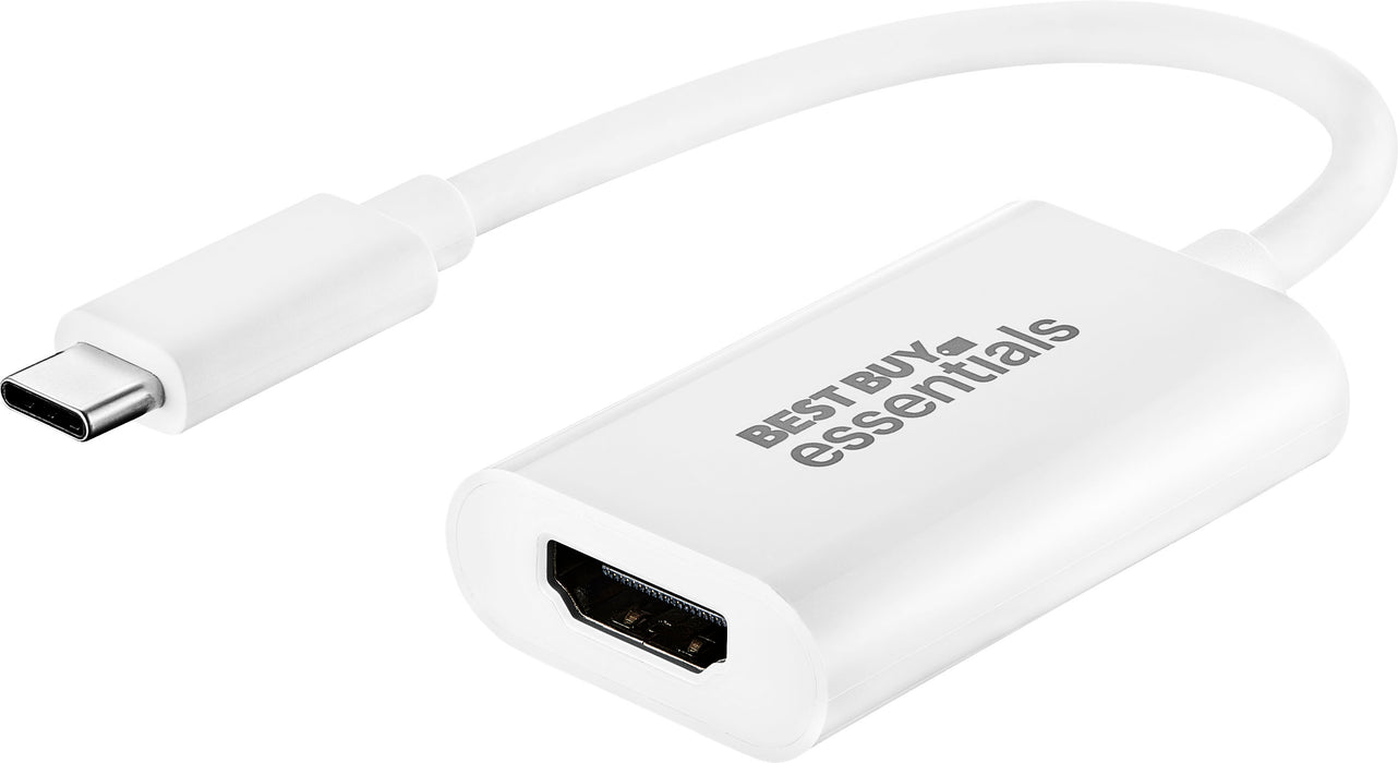 Best Buy essentials - USB-C to HDMI Adapter - White