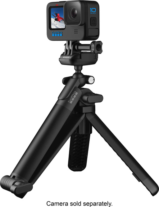 3-Way Tripod/Grip/Arm Compatible with All GoPro Cameras - Black