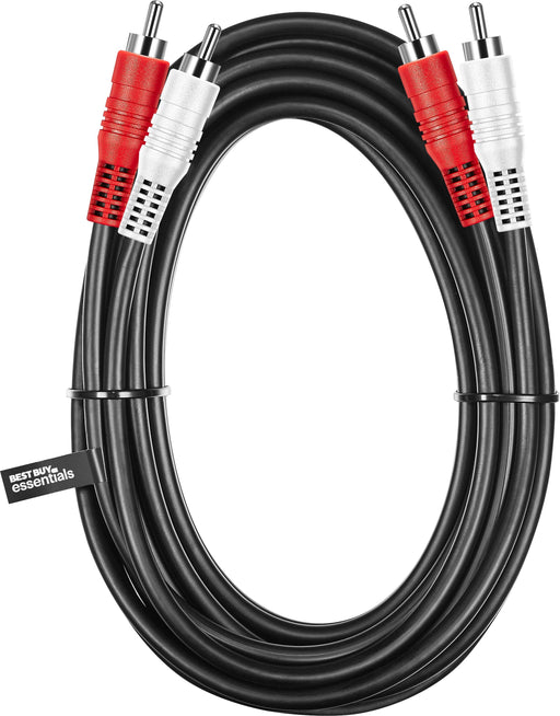 Best Buy essentials - 12' Stereo Audio RCA Cable - Black