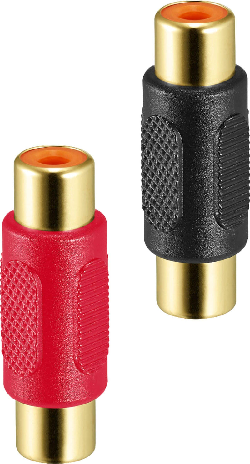 Best Buy essentials - RCA Coupler (2-Pack) - Black