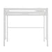 Walker Edison - Premium Deluxe Twin Metal Loft Bed - White