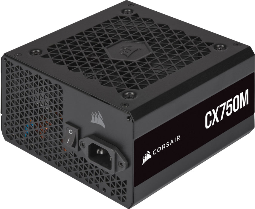 CORSAIR - CX-M Series CX750M Semi-Modular Low-Noise ATX Power Supply - Black