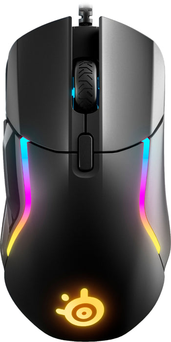 SteelSeries - Rival 5 Wired Optical Gaming Mouse with RGB Lighting - Black