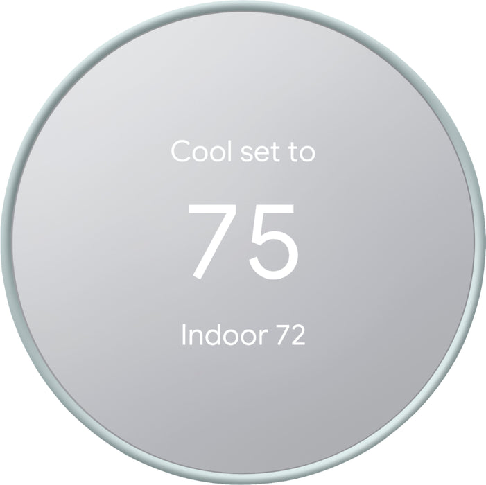 Google - Nest Smart Programmable Wifi Thermostat - Fog