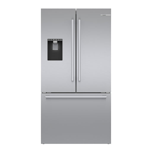 Bosch - 500 Series 26 Cu. Ft. French Door Smart Refrigerator with QuickIcePro - Stainless Steel