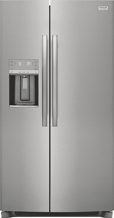 Frigidaire - Gallery 25.6 Cu. Ft. Side-by-Side Refrigerator - Stainless Steel