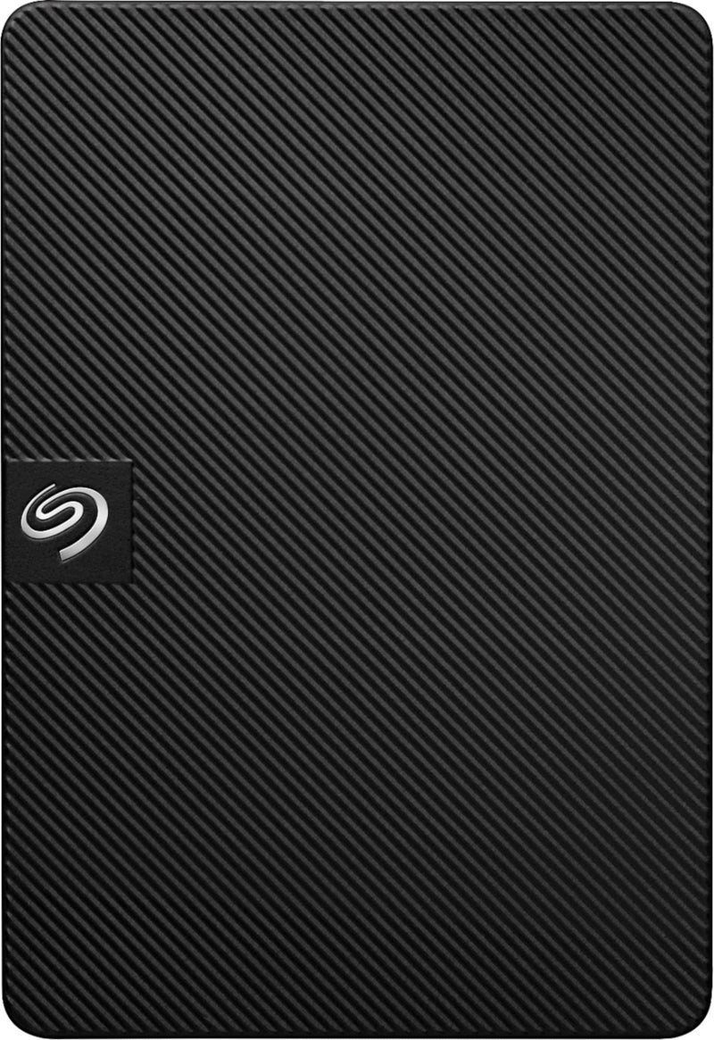 Seagate - Expansion 2TB External USB 3.0 Portable Hard Drive with Rescue Data Recovery Services - Black