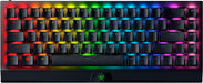 Razer - BlackWidow V3 Mini Hyperspeed Phantom Edition 65 Wireless Mechanical Yellow Linear Switch Gaming Keyboard - Black