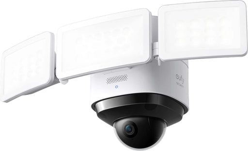 eufy Security - S330 Outdoor Wired 2K PTZ Security Camera with Floodlights - White/Black