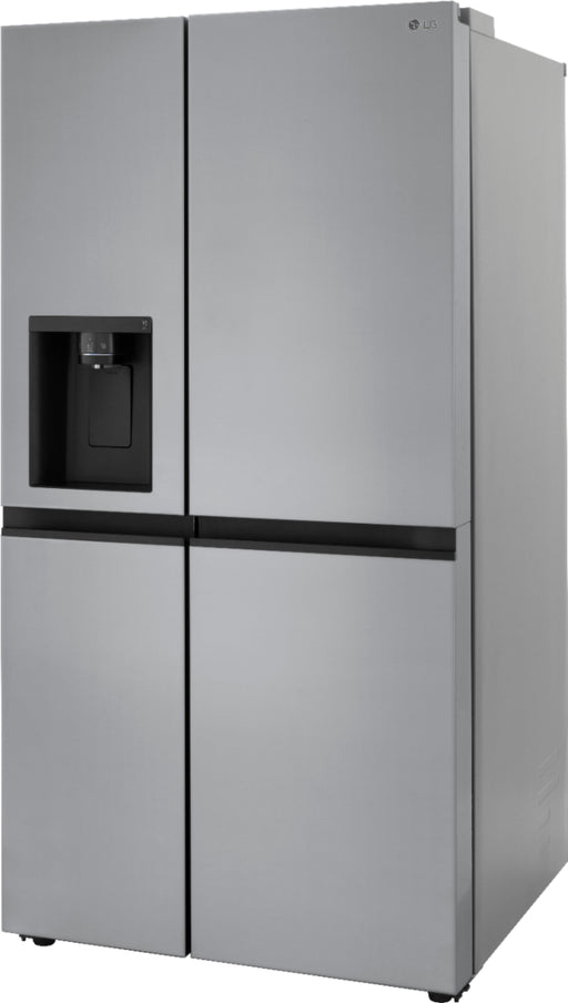 LG - 27.2 Cu. Ft. Side-by-Side Refrigerator with SpacePlus Ice - Stainless Steel