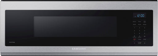 Samsung - 1.1 cu. ft. Smart SLIM Over-the-Range Microwave with 400 CFM Hood Ventilation - Stainless Steel