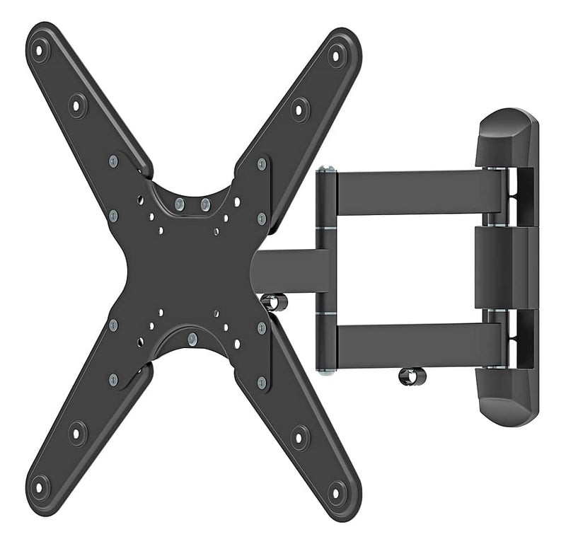 Peerless-AV - Full-Motion Tilt Rotate Display TV Wall Mount For Most 32" - 50" Flat Panel DisplaysTVs - Matte Black