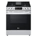 LG - 5.8 Cu. Ft. Smart Slide-In Gas True Convection Range with EasyClean and Air Fry - Stainless Steel