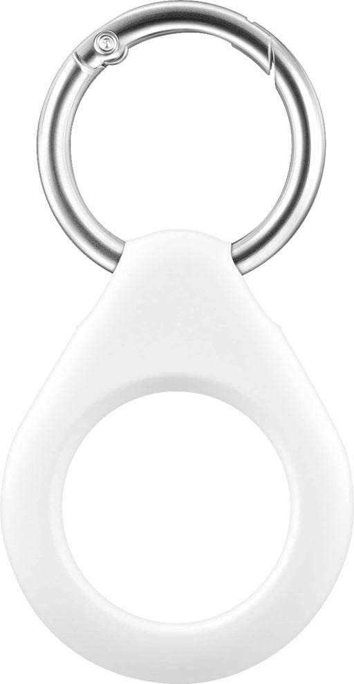 Insignia - Key Ring Case for Apple AirTag - White