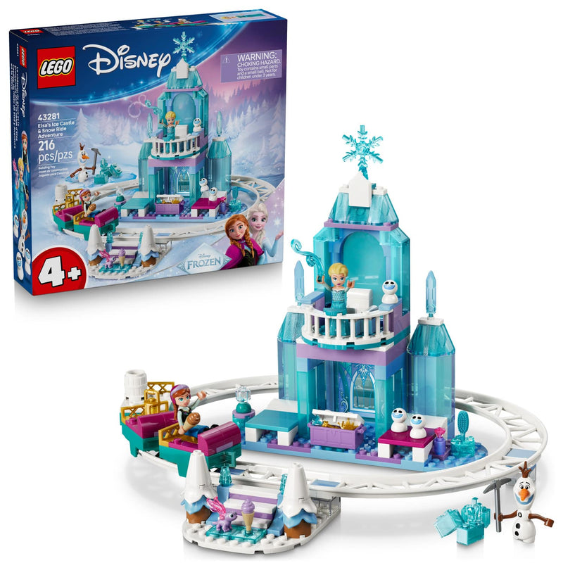 LEGO - Disney Frozen Elsa’s Ice Castle  Snow Ride Adventure 43281