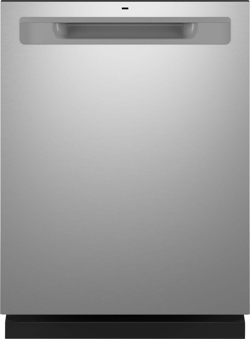 GE - 24" Top Control Built-In Plastic Tub Dishwasher with 3rd Rack Bottle Jets and 50 dBA - Stainless Steel