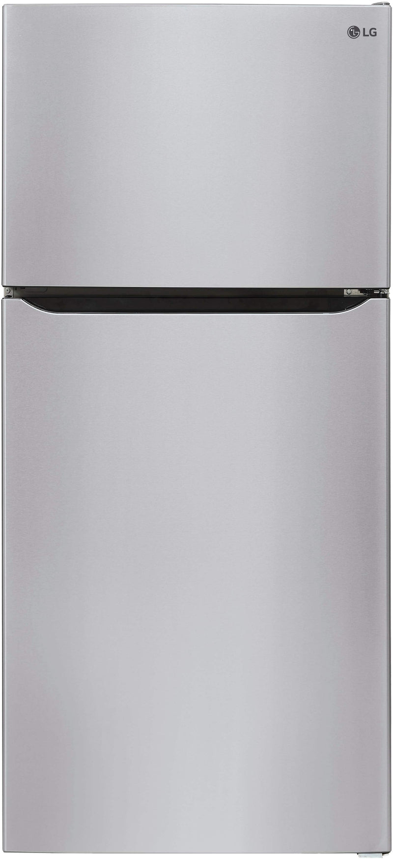 LG - 33-in Wide 23.8 Cu. Ft. Top Freezer Refrigerator with Internal Water Dispenser - Stainless Steel