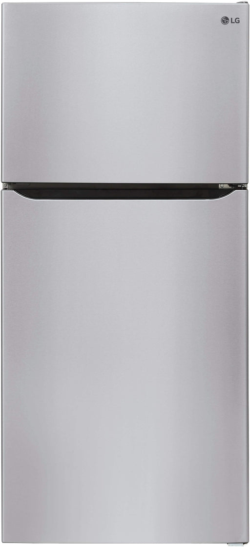 LG - 33-in Wide 23.8 Cu. Ft. Top Freezer Refrigerator with Internal Water Dispenser - Stainless Steel